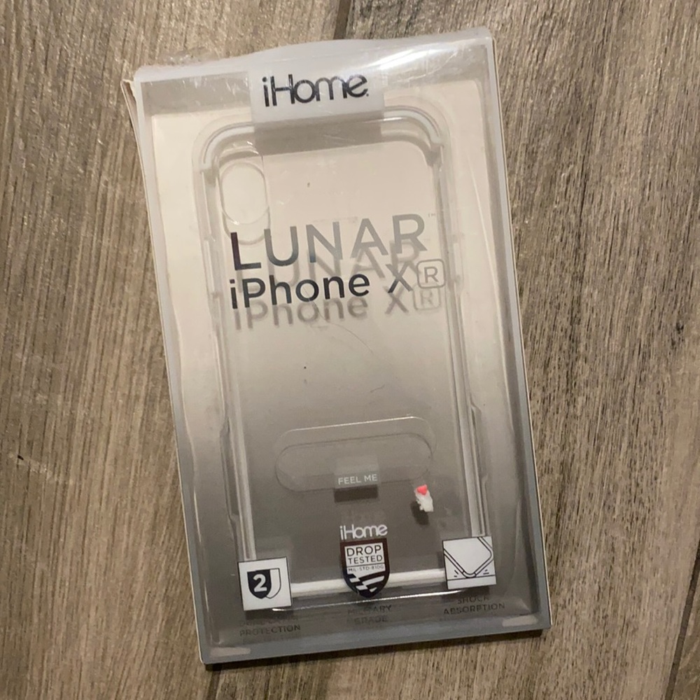 Ihome Lunar iPhone XR White/Clear Case NEW